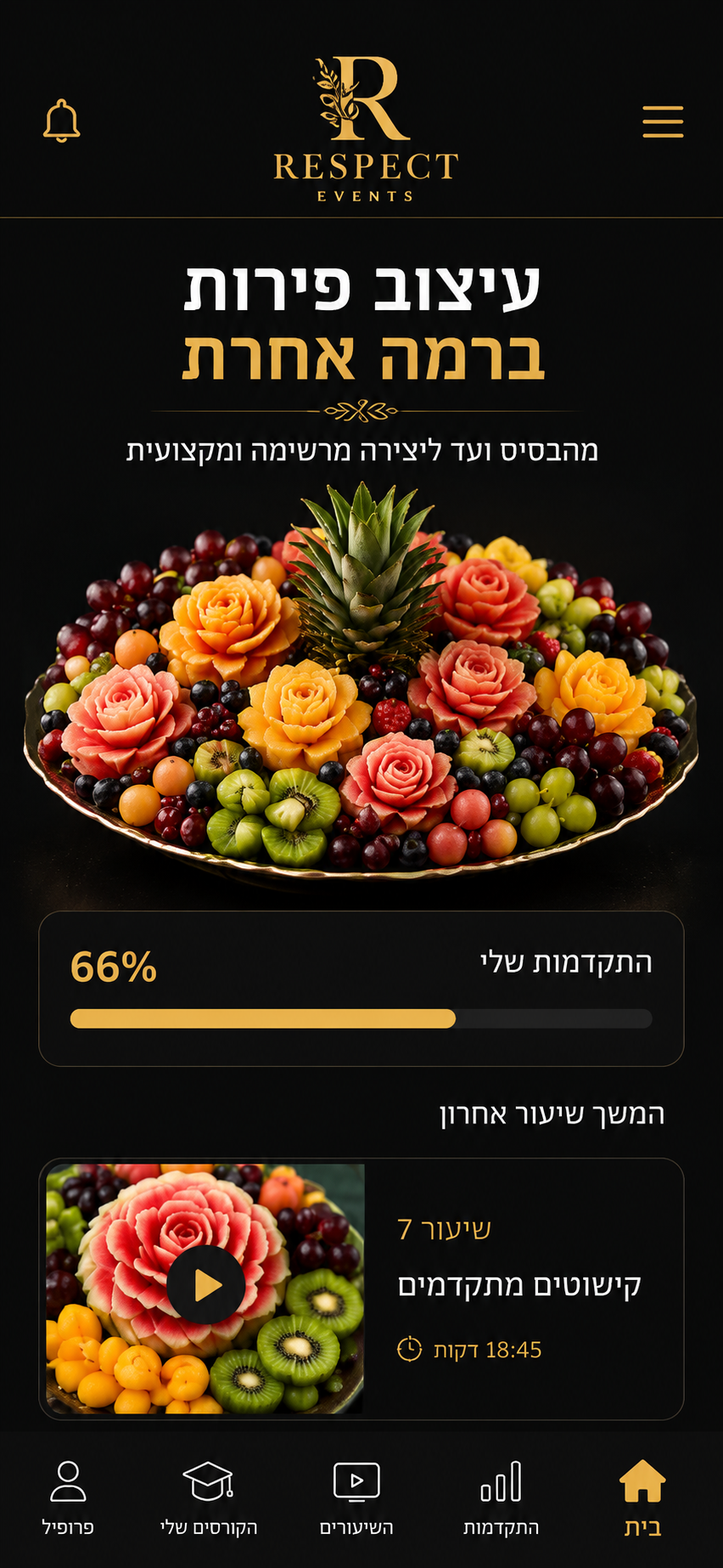 תצוגת הקורס